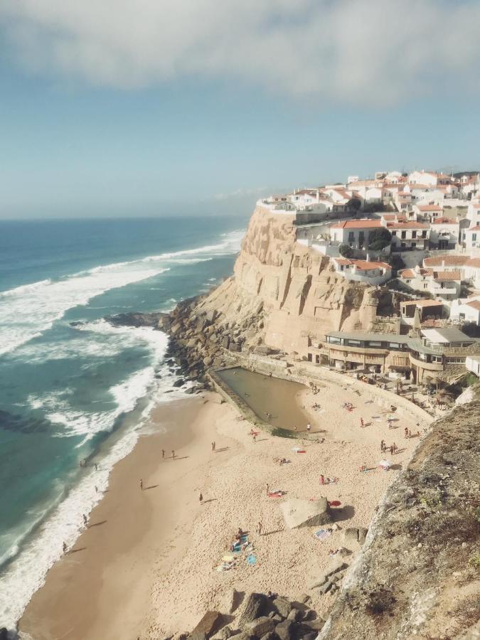 Azenhas Do Mar Roadside House Villa Colares Bagian luar foto