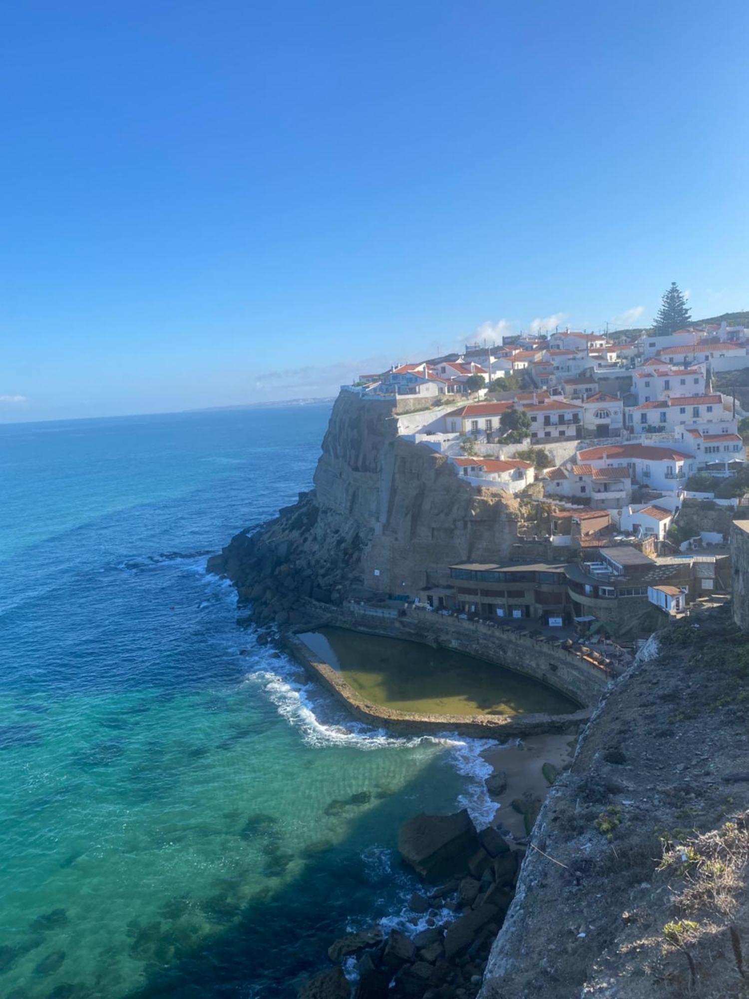 Azenhas Do Mar Roadside House Villa Colares Bagian luar foto